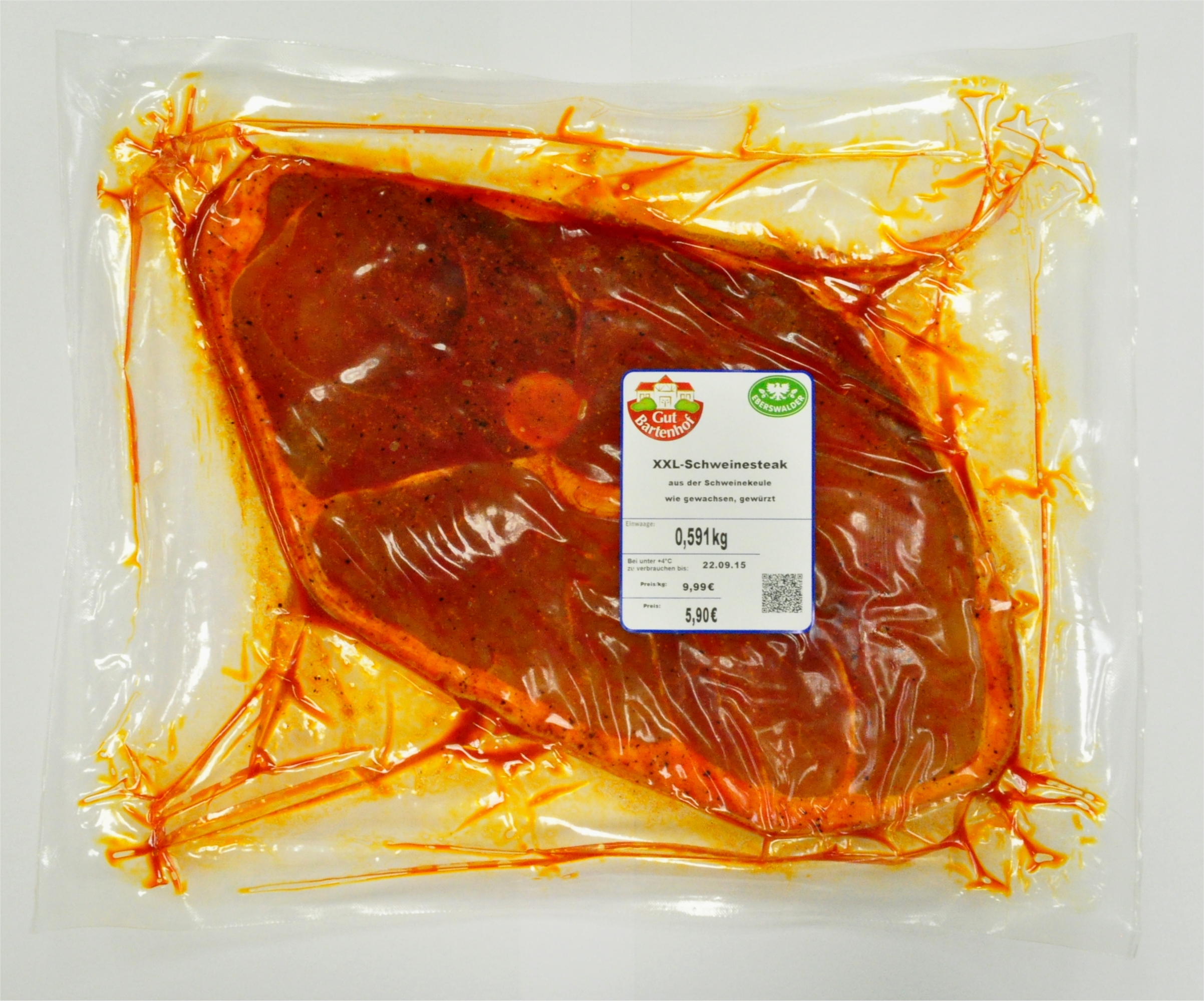 - Wurst / und 900 EFG (ca. Tabakwaren Fleisch XXL-Schweinesteak Geflügel Schwein mynetfair / - Fleisch · Eberswalder verarbeitet Fleisch / verarbeitet Geflügel Getränke Lebensmittel / Gramm) GmbH