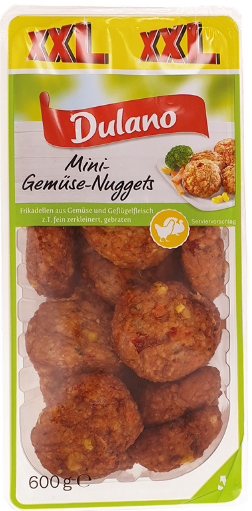 Mini-Gemüse-Nuggets XXL (600 grams) Kampsen GmbH & Co. KG Mixed Species  Sausages - Prepared/Processed Food / Beverage / Tobacco  Meat/Poultry/Sausages Meat/Poultry Sausages - Prepared/Processed · mynetfair